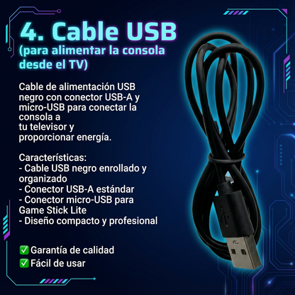 Consola Retro HDMI “Game Stick Lite”